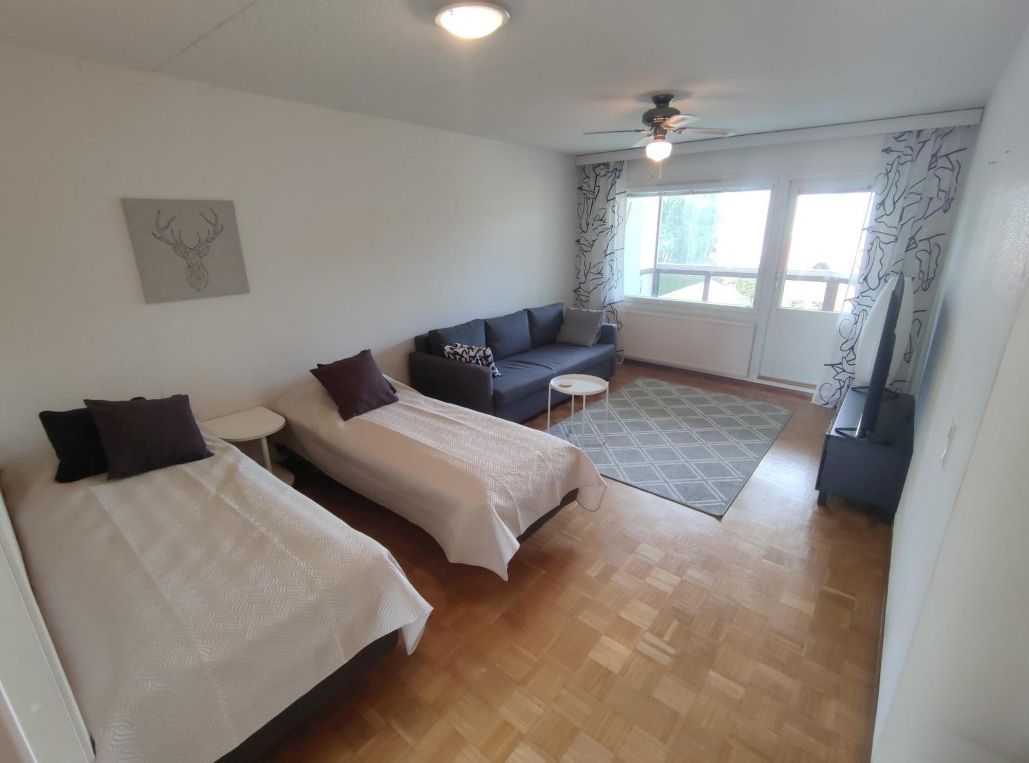 Appartement Saunallinen Tilava Kaksio Keskustan Ja Rautatieaseman Tuntumassa